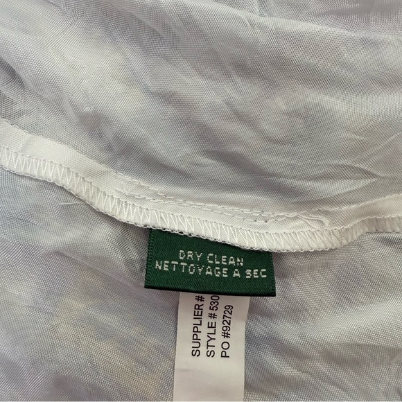 Women’s Lauren Ralph Lauren Paisley Floral Ruffle Tie Up Wrap Silk Dress Size 2 - Picture 14 of 16